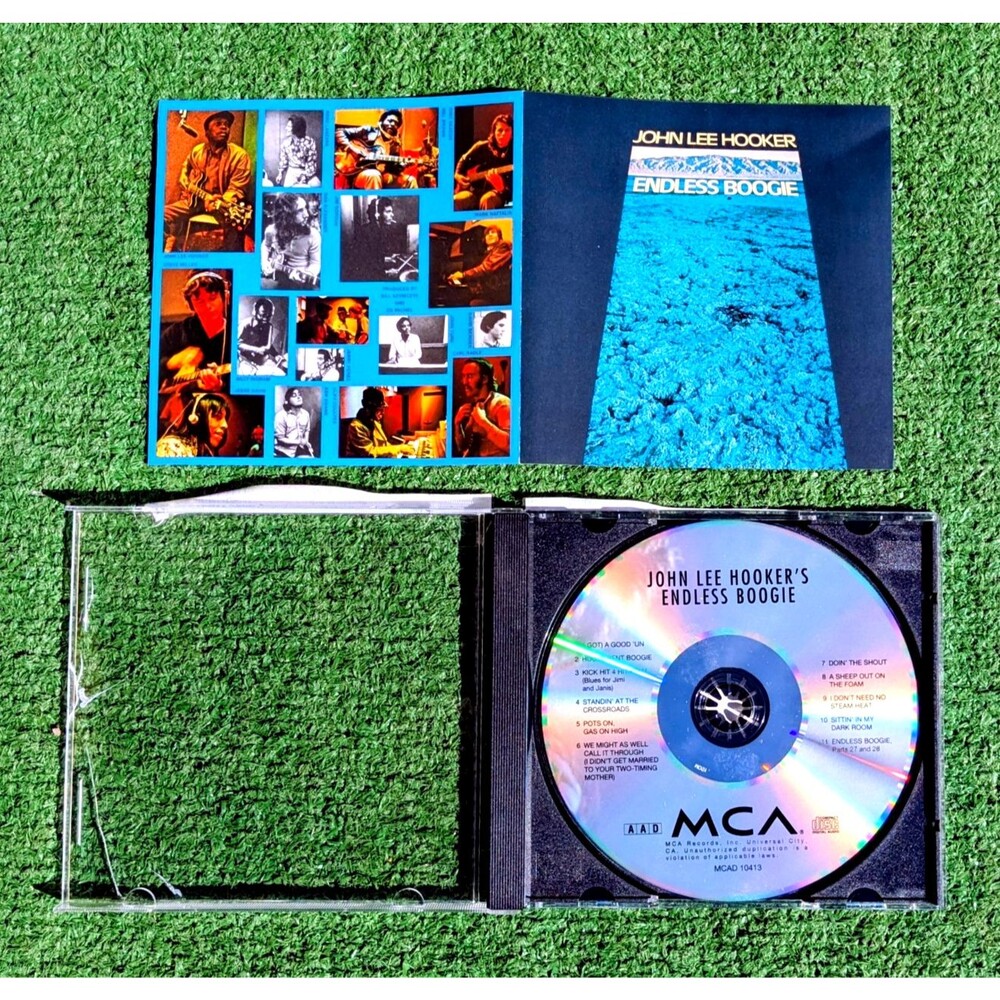 John Lee Hooker Endless Boogie Music CD Album Delta Blues, Electric Blues EUC
